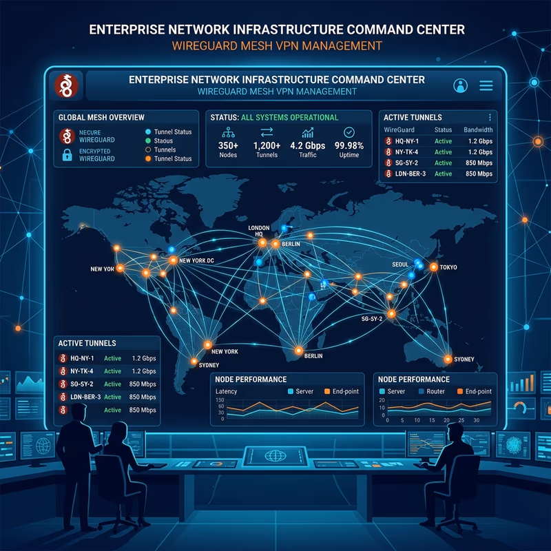 Wireguard mesh vpn: Managing Multiple WireGuard Tunnels & Mesh VPN Guide (2026)