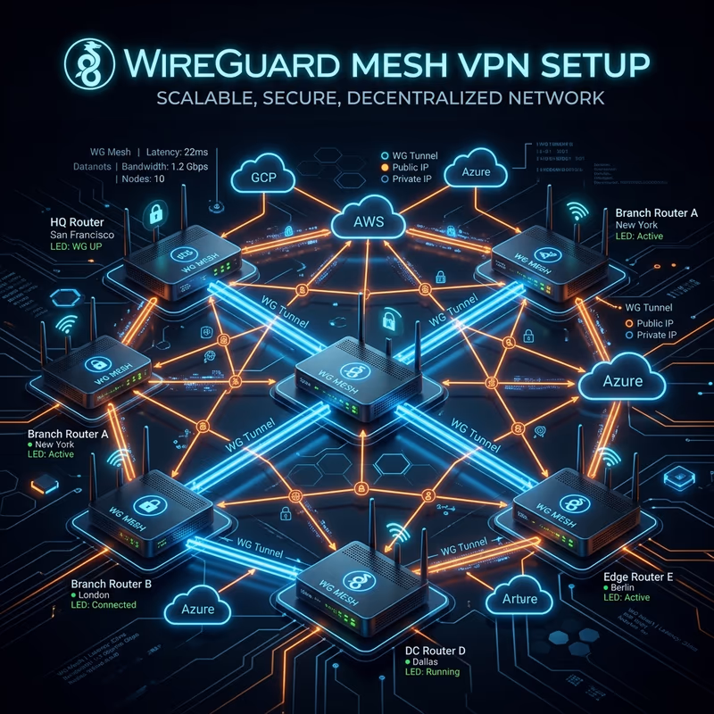 WireGuard mesh VPN: How to Set Up a WireGuard Mesh VPN (Full Guide)